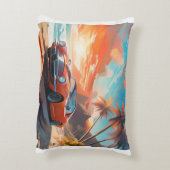 マッスルカーラバーピロー アクセントクッション (裏面(縦))