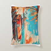 マッスルカーラバーピロー アクセントクッション (正面(垂直))