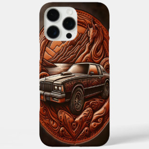 マッスルカー付きドリーミーマウンテンドライブ iPhone 16 PRO MAXケース