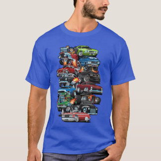 マッスルカー クラシックカー ホットロッドの車好きな人へC Tシャツ