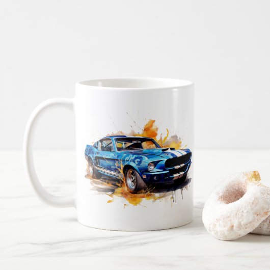 マッスルカー コーヒーマグ コーヒーマグカップ (ドーナツ)