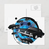 マッスルカー ポストカード (正面/裏面)