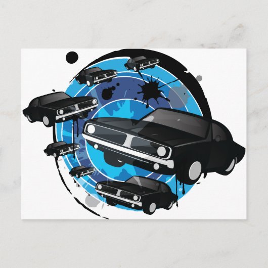 マッスルカー ポストカード (正面)