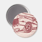 マッスルカー マグネット (正面/裏面)