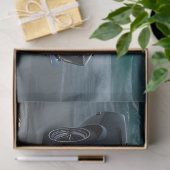 マッスルカー – マスタング – ビーチのデクページ 薄葉紙 (ギフト)