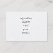 マッスルカー 名刺 (裏面)