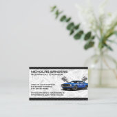 マッスルカー |自動パーツパターン 名刺 (スタンド正面)