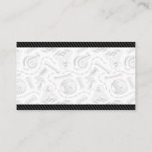 マッスルカー |自動パーツパターン 名刺 (裏面)