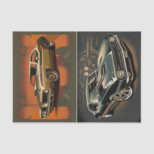 マッスルカー 薄葉紙 (正面)