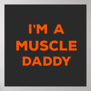 マッスルダディの袖なしシャツ スローピロー ポスター