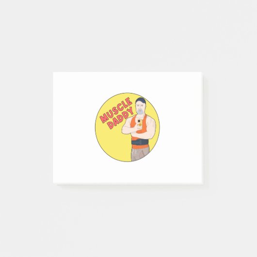 マッスルダディ ポストイット (正面)