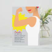 マッスルパワー誕生日パーティーへの招待 招待状 (スタンド正面)