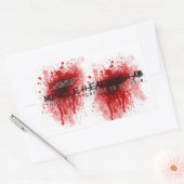 マッスルヘッドリハビリシール 長方形シール (封筒)