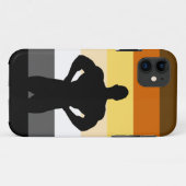 マッスルベア・ベアプライドフラッグ Case-Mate iPhoneケース (裏面(横))