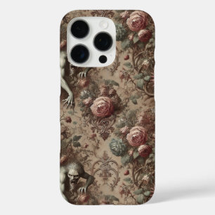マッスルメモリ – ゴシックビクトリアンフローラデザイン iPhone 16 PROケース