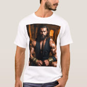 マッスルメーカー – ボディビルダーに最適なTシャツ" " Tシャツ (正面)