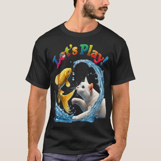 マッスルモブスター猫の釣り堀 Tシャツ (正面)