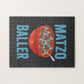 マッゾバラーフットボールおもしろいハヌッカラグビーギフト ジグソーパズル (横)