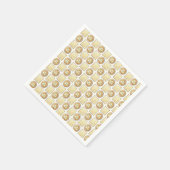 マッゾボールスープマッツァフラットブレッドパスソーバー料理 スタンダードカクテルナプキン (角)