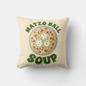マッゾマッツァボールスープユダヤ料理パスソーバー クッション (正面)