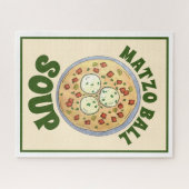 マッゾマッツァボールスープユダヤ料理パスソーバー ジグソーパズル (横)