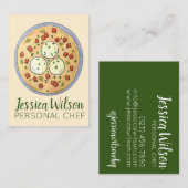 マッゾマッツァボールスープユダヤ料理パスソーバー 名刺 (正面/裏面)