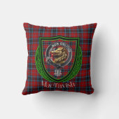 マッタビッシュスコティッシュクランタータンチェック&クレスト クッション (裏面)