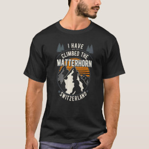 マッターホルンでの登山はまだ未経験 トレッカー 登山家 ハイキング Tシャツ