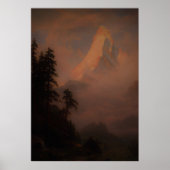 『マッターホルンの日の出』(1875年以後) ポスター (正面)