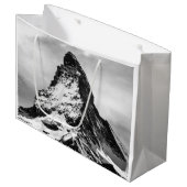 マッターホルンの白黒アルプス ラージペーパーバッグ (正面アングル)