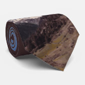 マッターホルンの青空の高山の森林タイの雪 ネクタイ (ロール)