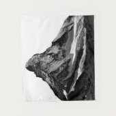 マッターホルンの黒く及び白い北の顔 タペストリー (正面)