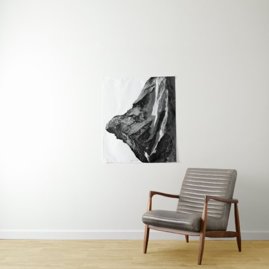 マッターホルンの黒く及び白い北の顔 タペストリー (インサイチュ)