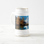 マッターホルンスイス連邦共和国ステイン ビールジョッキ (正面左)