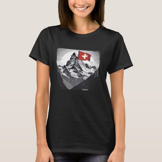 マッターホルンツェルマット Tシャツ (正面)