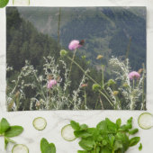 マッターホルン山の写真 キッチンタオル (折り畳み)