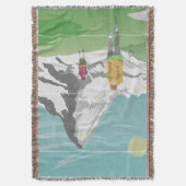 マッターホルン旅行ポスターSwitzerland スローブランケット (正面縦)