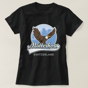 マッターホルン スイス トラベル ロゴ Tシャツ