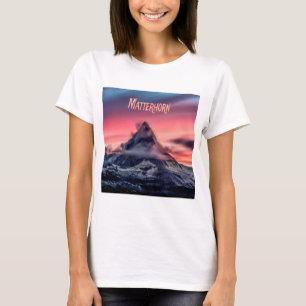 マッターホルン ヨーロッパ アルプス スイス イタリア Tシャツ