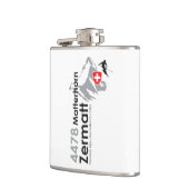 マッターホルンZermattのスキー フラスク (左)