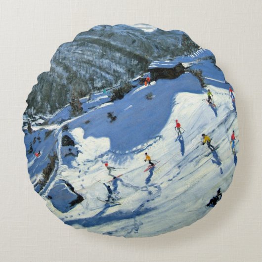マッターホルンZermatt ラウンドクッション (正面)