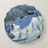 マッターホルンZermatt ラウンドクッション (裏面)