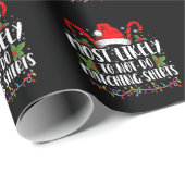 マッチするシャツクリスマスを行わない可能性が最も高い ラッピングペーパー (ロールコーナー)