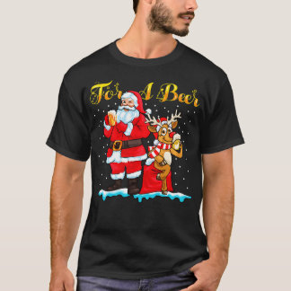 マッチする醜いクリスマスセーターカップルのクリスマス Tシャツ