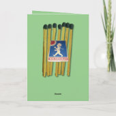 マッチとマッチボックス カード (裏面)