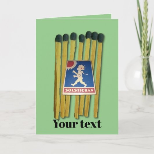 マッチとマッチボックス カード (正面)