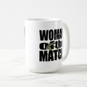 マッチの女性 コーヒーマグカップ (正面右)