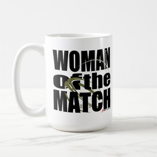 マッチの女性 コーヒーマグカップ (左)