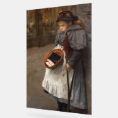 マッチスティックガール貧しい通りウルチンアーバン貧困 アクリルサイン (傾斜)