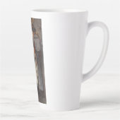 マッチスティックガール貧しい通りウルチンアーバン貧困 カフェラテマグ (右)